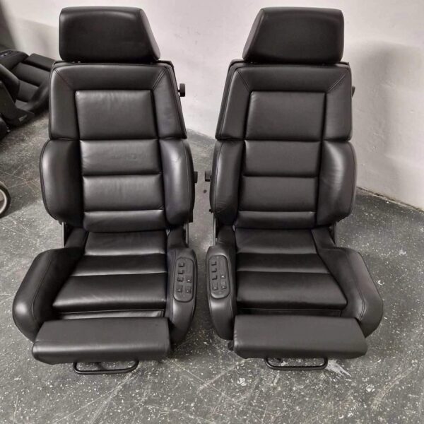 RECARO Classic Seats, Mercedes W124 seats, W126 leather seats, vintage car seats, OEM RECARO, luxury auto interiors