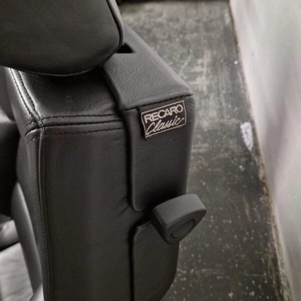 Recaro Classic Seats – Black Leather for Vintage Mercedes - Image 6