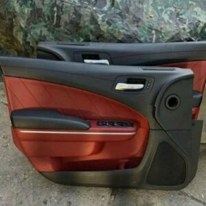 Dodge Charger Scat Pack red suede interior