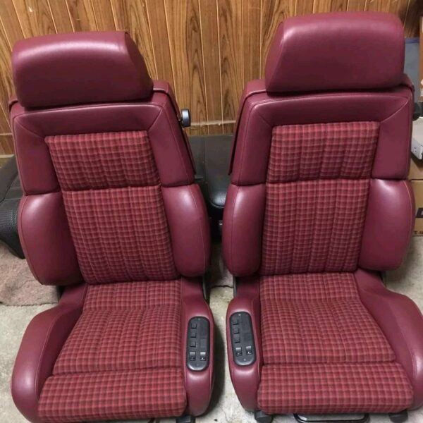 AMG Recaro seats, Classic Mercedes seats, W126 seats, R107 seats, R129 seats, W123 seats, W124 seats, Recaro power seats, vintage Benz interior