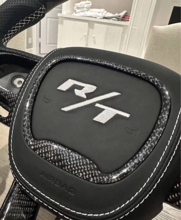 Carbon Fiber Dodge Steering Wheel - Image 5