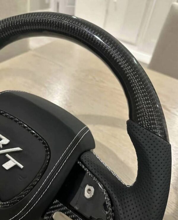 Carbon Fiber Dodge Steering Wheel - Image 6