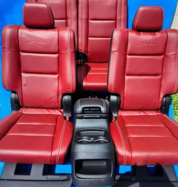 Dodge Durango SRT seats, Red Leather OEM seats, Durango SRT interior, Precision Parts Hub, Dodge performance seats, OEM car seats