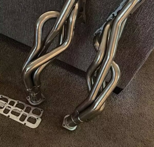 2012 Dodge Ram long tube headers, Dodge Ram headers, performance exhaust headers, Ram 1500 headers, Precision Parts Hub, truck exhaust upgrade, HEMI headers
